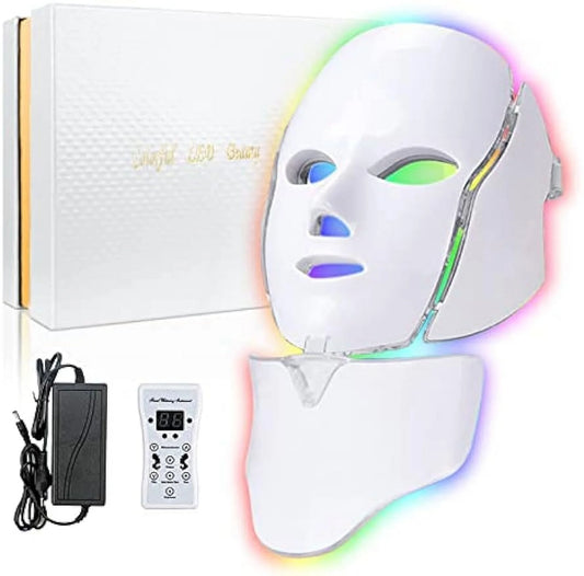 Revitalize Your Skin with 7-Color LED Face Mask - Acne Reduction & Radiant Skin Therapy!