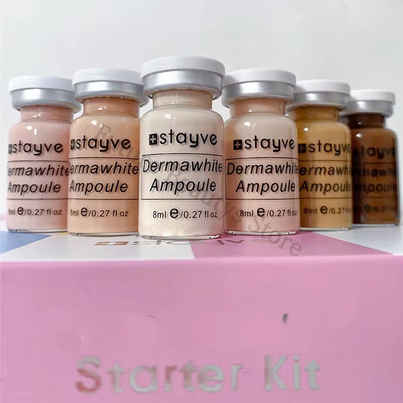 Stayve 8Ml BB Cream Glow Starter Kit Peptide Niacinamide Moisturising Nourishing Foundation Cream Face Skin Care