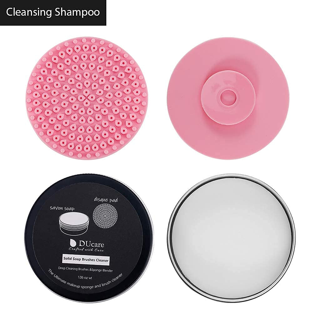 Professional Makeup Brushes +Makeup Brush Solid Soap Cleanser