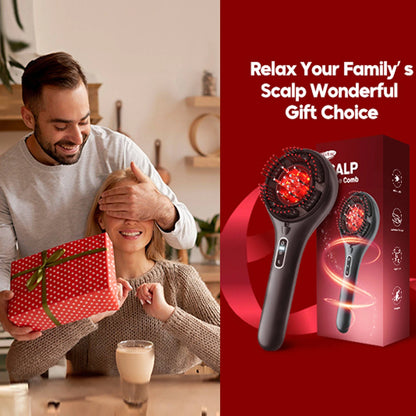 3-In-1 Hair Oil Applicator, Electric Scalp Massager Brushes with Nano Mist Sprayer, 4 Massage Modes, Cordless Portable Hair Massager Comb for Men Women