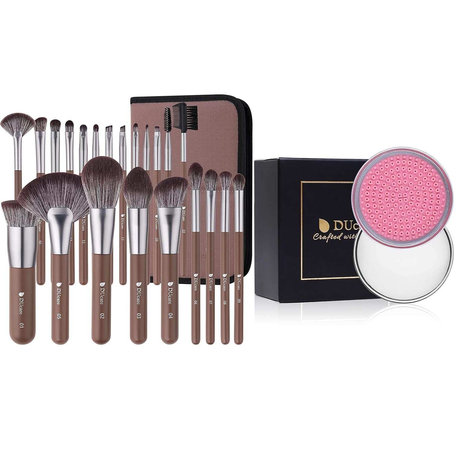 Professional Makeup Brushes +Makeup Brush Solid Soap Cleanser