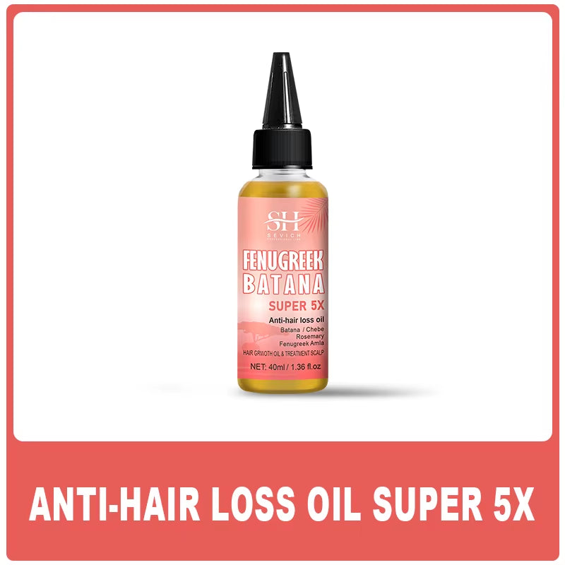 Ultimate Hair Growth Bundle: Batana 5X Oil, Chebe Butter Mask, Rosemary Serum, Fenugreek & Amla Oil for Thicker, Healthier Hair