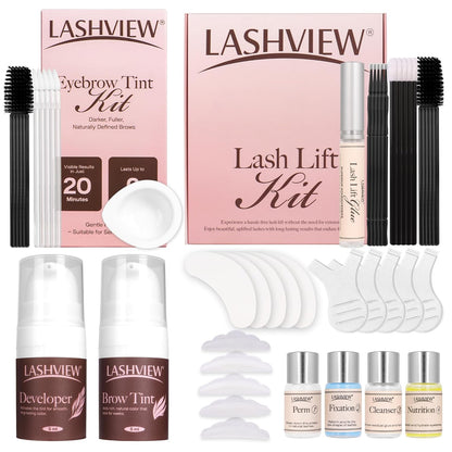 Lash Lift Kit, Eyelash Perm Kit, Professional Eyelash Curling Lash Extension Set,Lash Curling, Semi-Permanent Curling Perming Wave Suitable for Salon