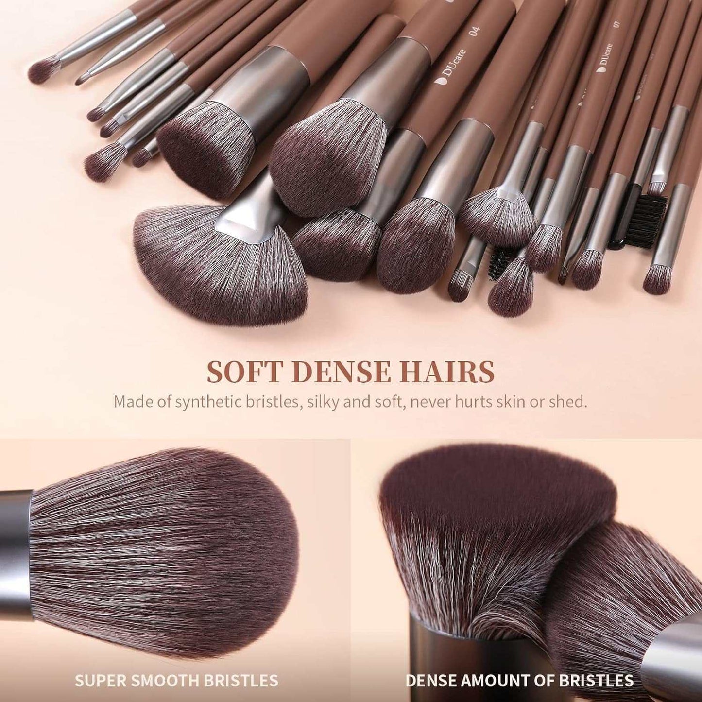 Professional Makeup Brushes +Makeup Brush Solid Soap Cleanser