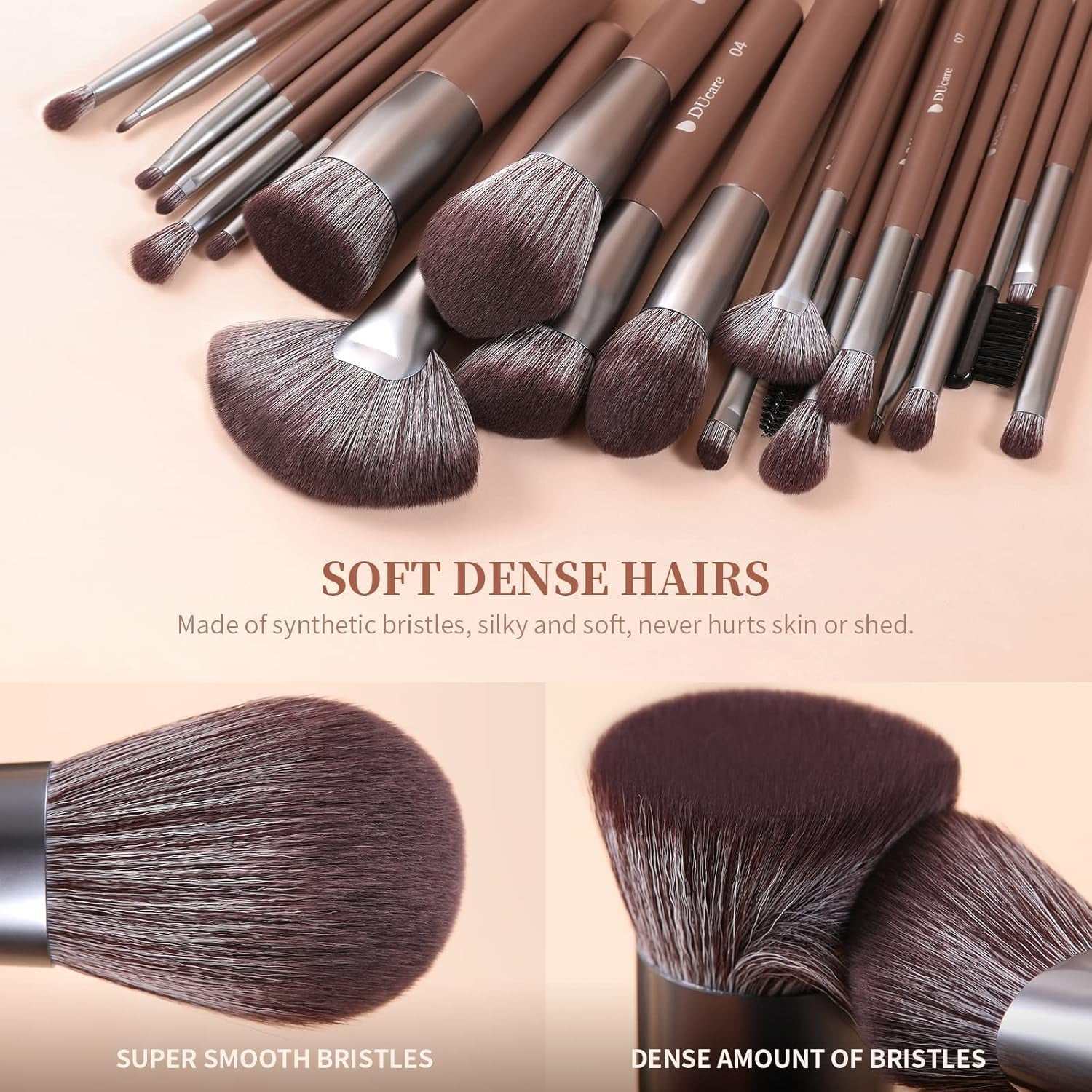 Professional Makeup Brushes +Makeup Brush Solid Soap Cleanser