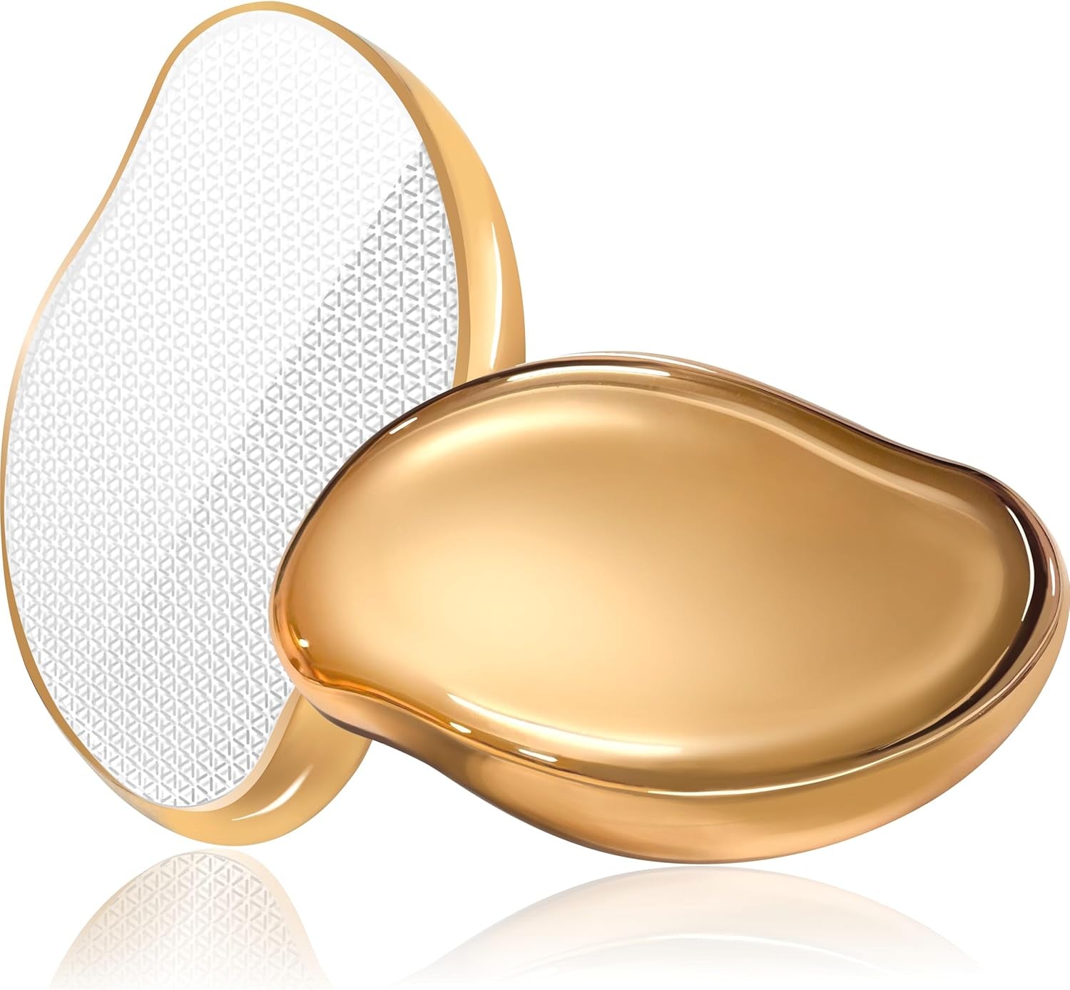 Crystal Hair Remover, Crystal Hair Eraser, Nano Glass Hair Razor Epilator Tools for Women & Men, Gold