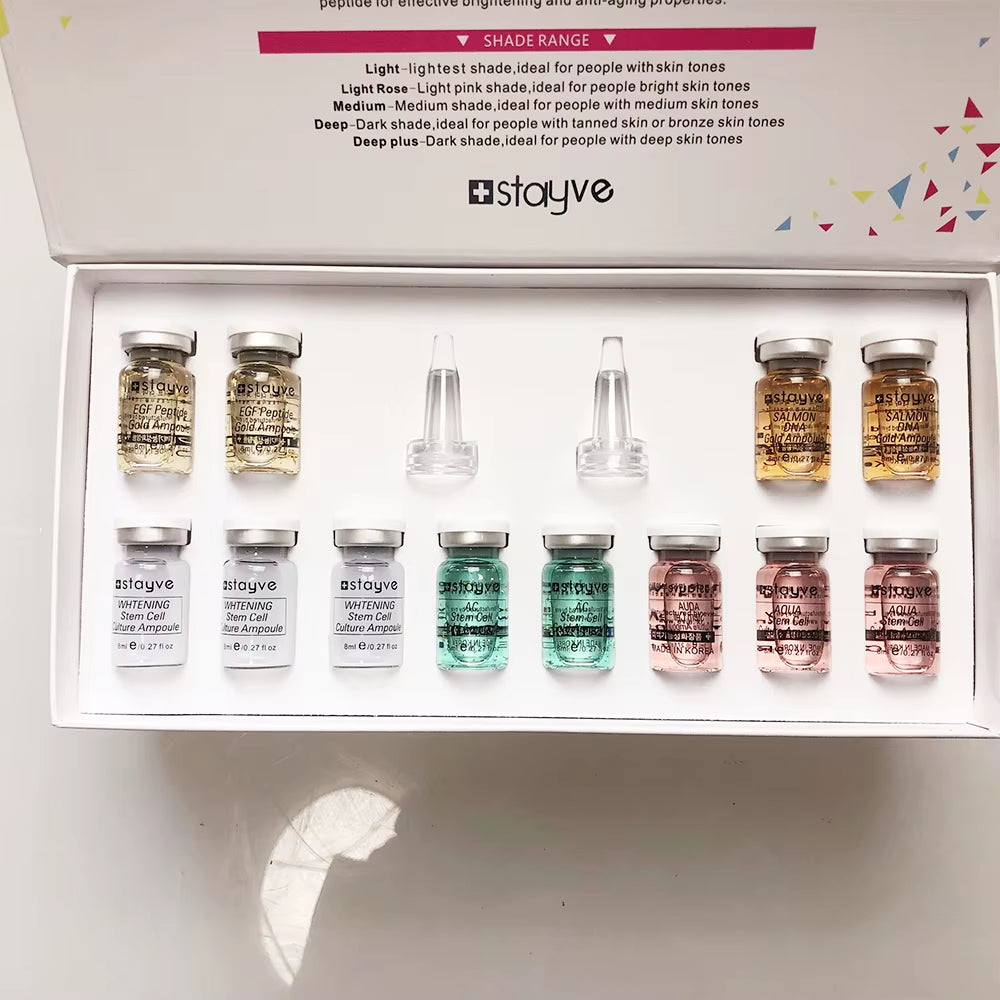 Stayve 8Ml BB Cream Glow Starter Kit Peptide Niacinamide Moisturising Nourishing Foundation Cream Face Skin Care