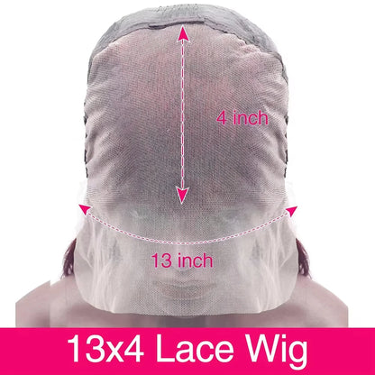 99J Burgundy Pre Impregnated Lace Women'S Front Hair -250% Density 13X4 Body Wave HD Transparent Lace Front Wig for Women