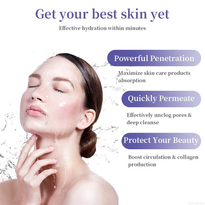 Facial Steamer Nano Steamer 50ML Hot Sprayer Skin Moisturizing Face Humidifier Pores Cleansing Skin Deep Hydration Control Oil