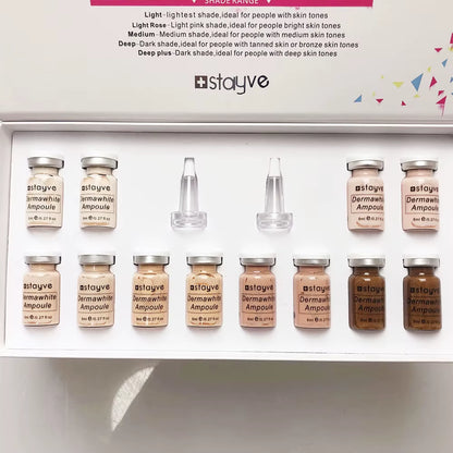 Stayve 8Ml BB Cream Glow Starter Kit Peptide Niacinamide Moisturising Nourishing Foundation Cream Face Skin Care