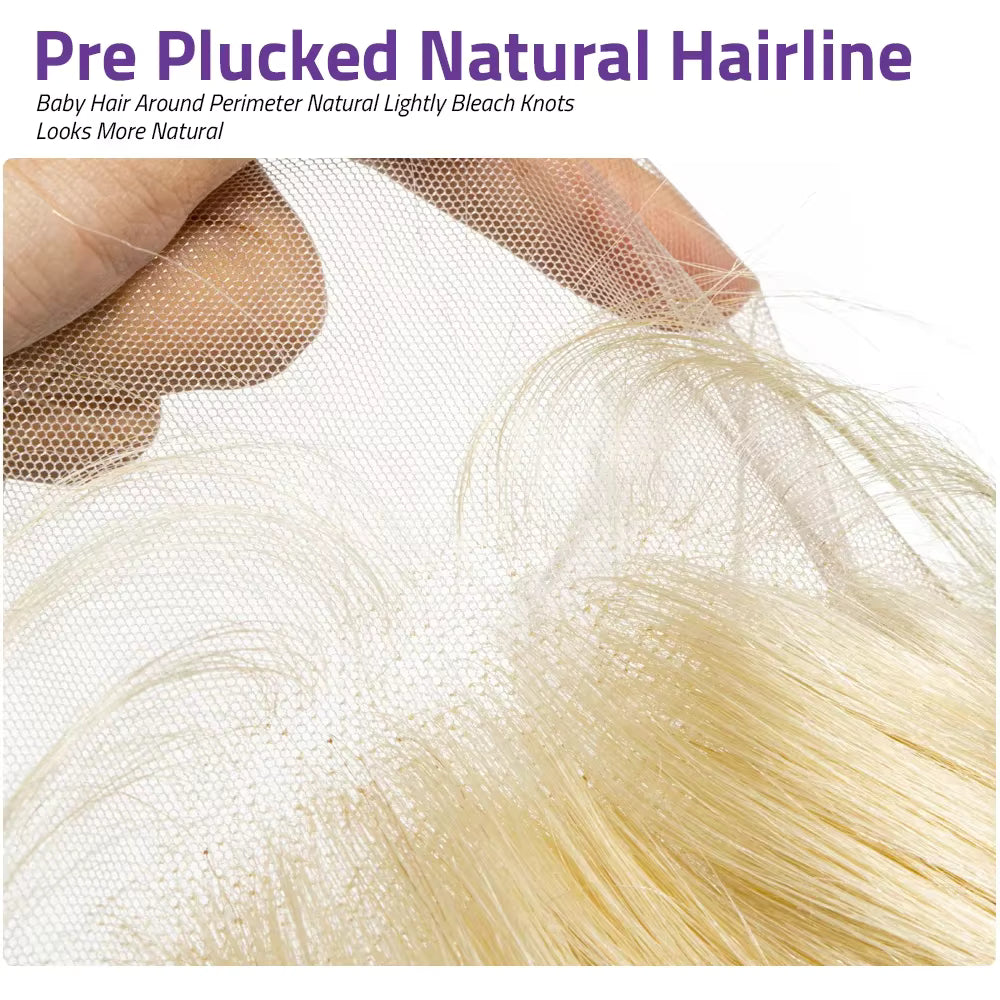 613 Blonde Body Wave 13X6 HD Lace Frontal Human Hair Wigs