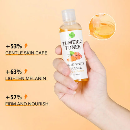 100Ml Turmeric Facial Toner Dark Spot Removal Turmeric Fade Blemishes Acne Remover Toner Moisturing Brightening Skin Care