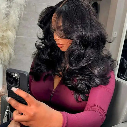 13X6 HD Body Wave Lace Front Wig – 250% Density Human Hair Wig | Glueless Pre-Plucked Wig