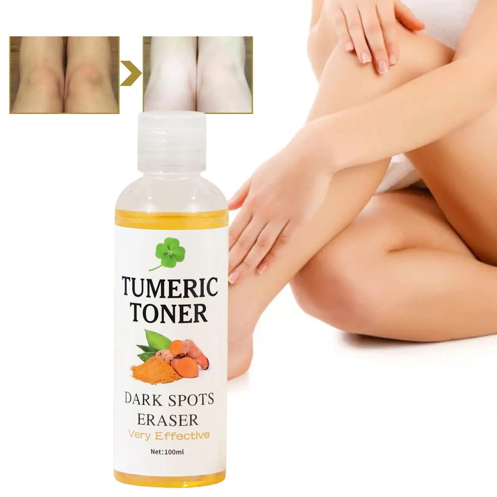 100Ml Turmeric Facial Toner Dark Spot Removal Turmeric Fade Blemishes Acne Remover Toner Moisturing Brightening Skin Care