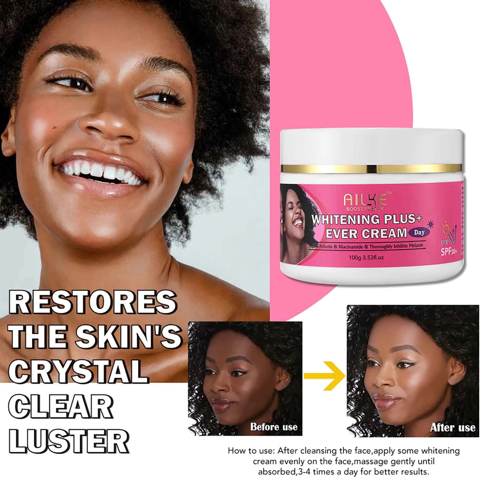 AILEK Natural Skin Cleansing Set, Cleanses Darkness, Stains, Moisturizes, Whitening, Boost Radiance to the Skin. Organic, Vegan