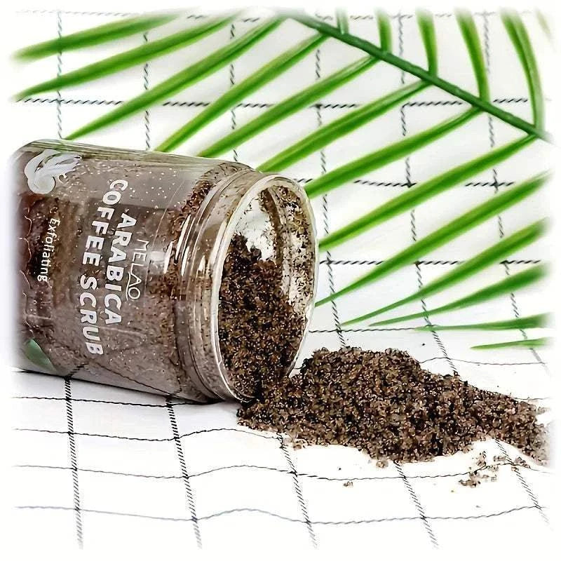 Arabica Coffee Scrub - All Natural Exfoliating Body Scrub for Skin Care Dead Sea Salt and Arabica Coffee Moisturizing