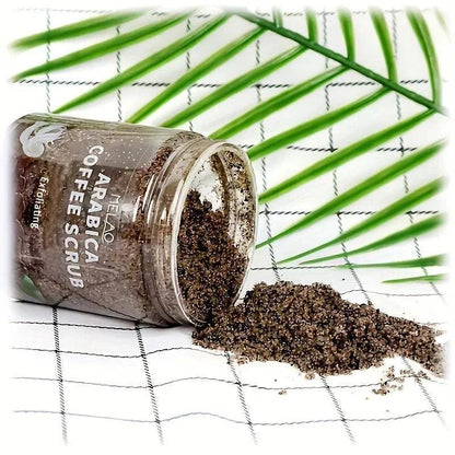 Arabica Coffee Scrub - All Natural Exfoliating Body Scrub for Skin Care Dead Sea Salt and Arabica Coffee Moisturizing