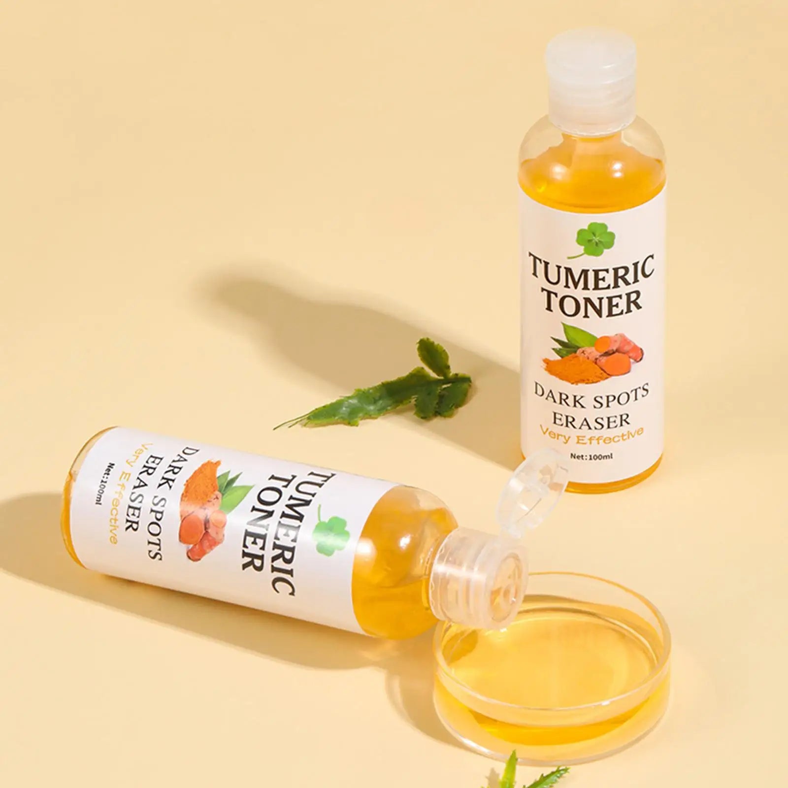 100Ml Turmeric Facial Toner Dark Spot Removal Turmeric Fade Blemishes Acne Remover Toner Moisturing Brightening Skin Care