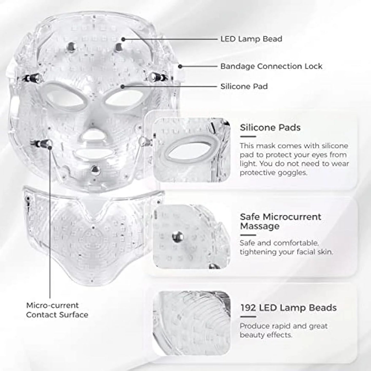 Revitalize Your Skin with 7-Color LED Face Mask - Acne Reduction & Radiant Skin Therapy!