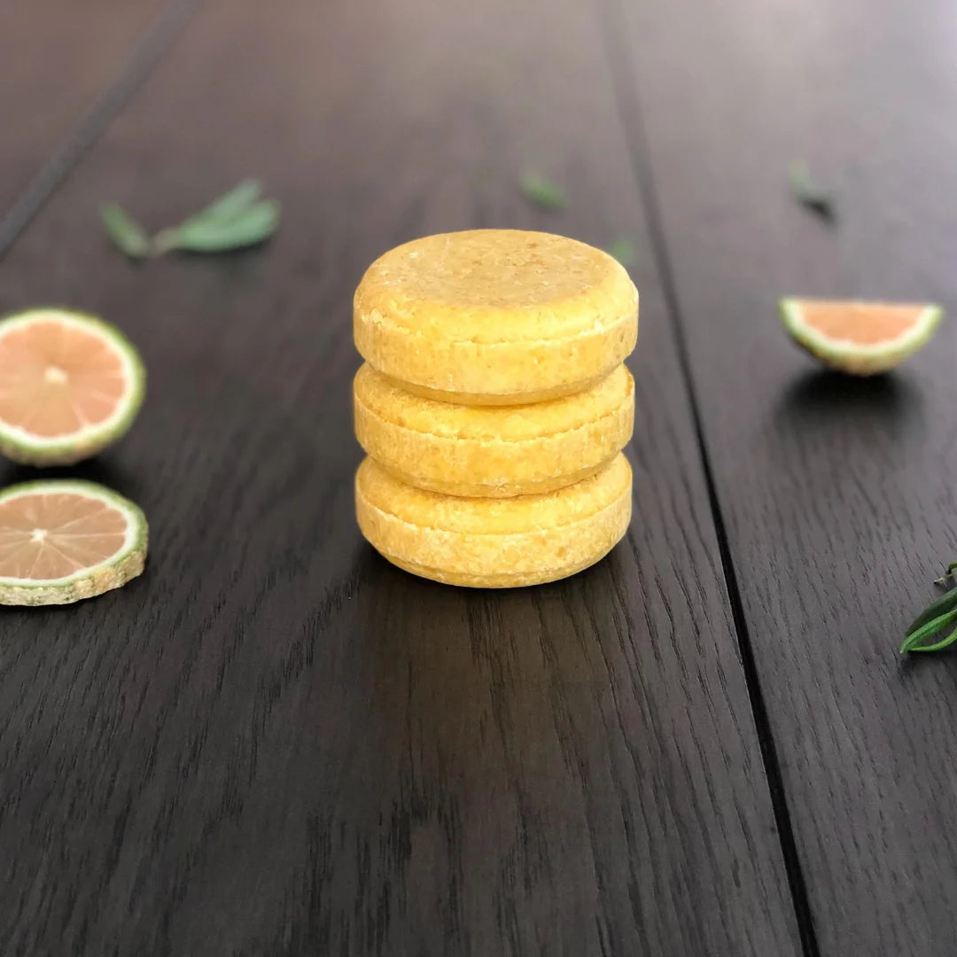 Solid Shampoo Bar, Made with Natural & Organic Ingredients, Sulfate-Free, Cruelty-Free & Vegan, All Hair Types, 3 Ounce Bar (Lemongrass & Sweet Orange)