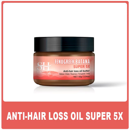 Ultimate Hair Growth Bundle: Batana 5X Oil, Chebe Butter Mask, Rosemary Serum, Fenugreek & Amla Oil for Thicker, Healthier Hair