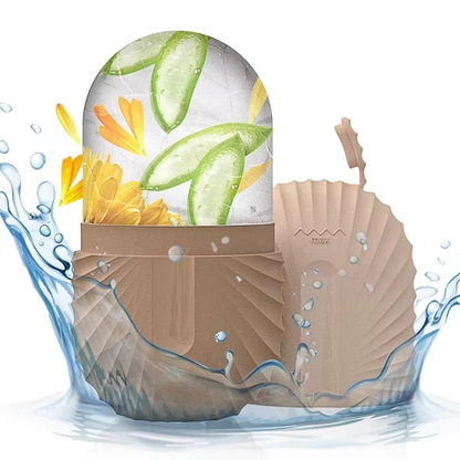 Ice Face Roller – Reusable Silicone Ice Mold for Puffiness, Eye Bags, Pore Shrinking, and Facial Massage