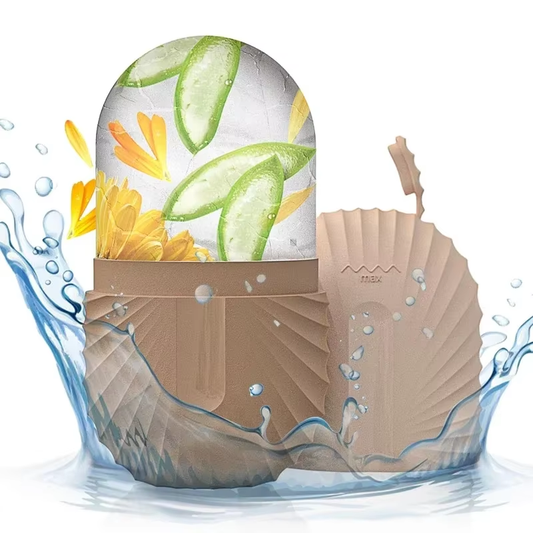 Ice Face Roller – Reusable Silicone Ice Mold for Puffiness, Eye Bags, Pore Shrinking, and Facial Massage