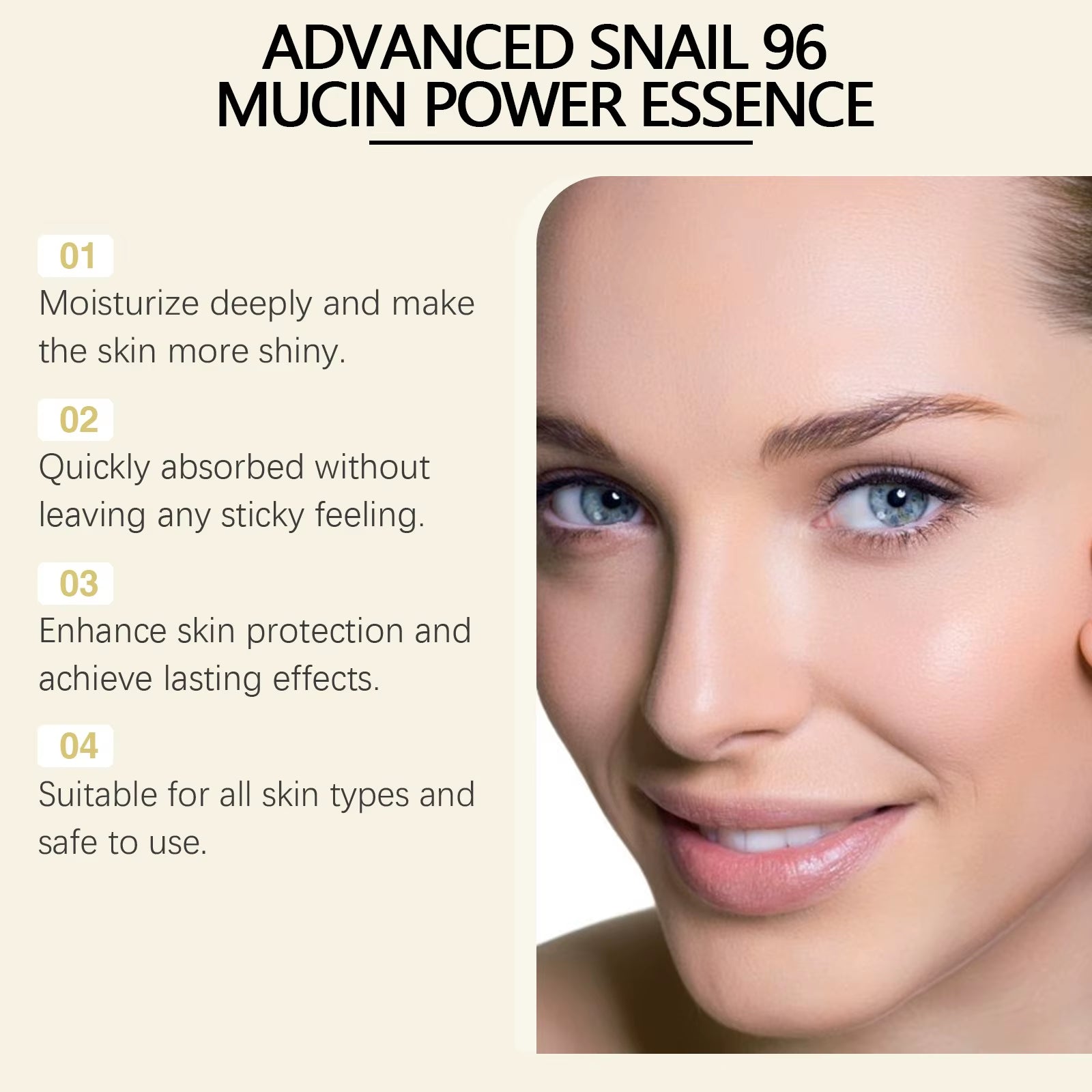 Revitalize Your Skin with 100ml Snail Mucin - Whitening, Moisturizing, Anti-Aging & Acne Mark Solution